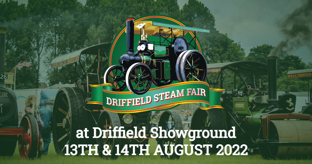 driffield steam fair banner 2022